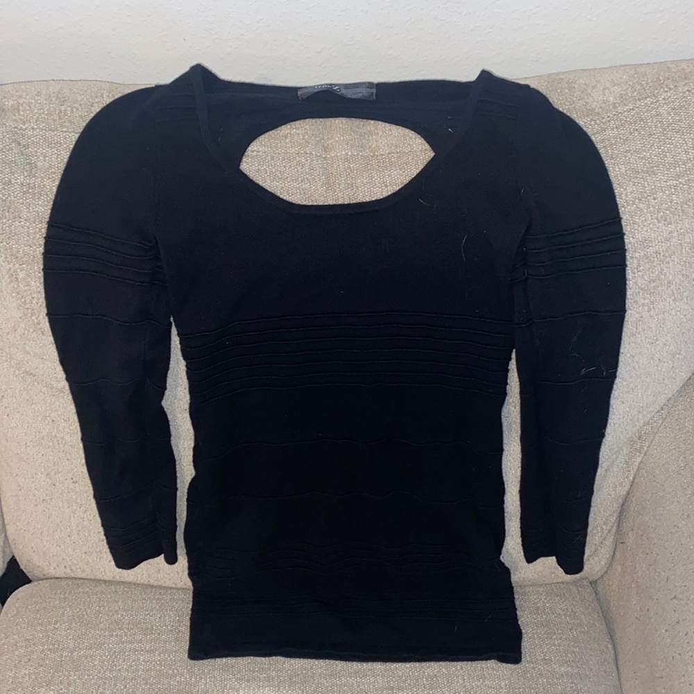 BLACK BODYCON DRESS